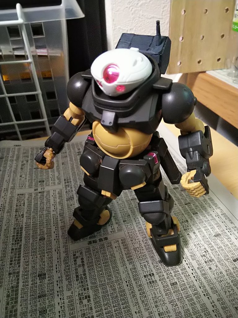 パチ組み状態。