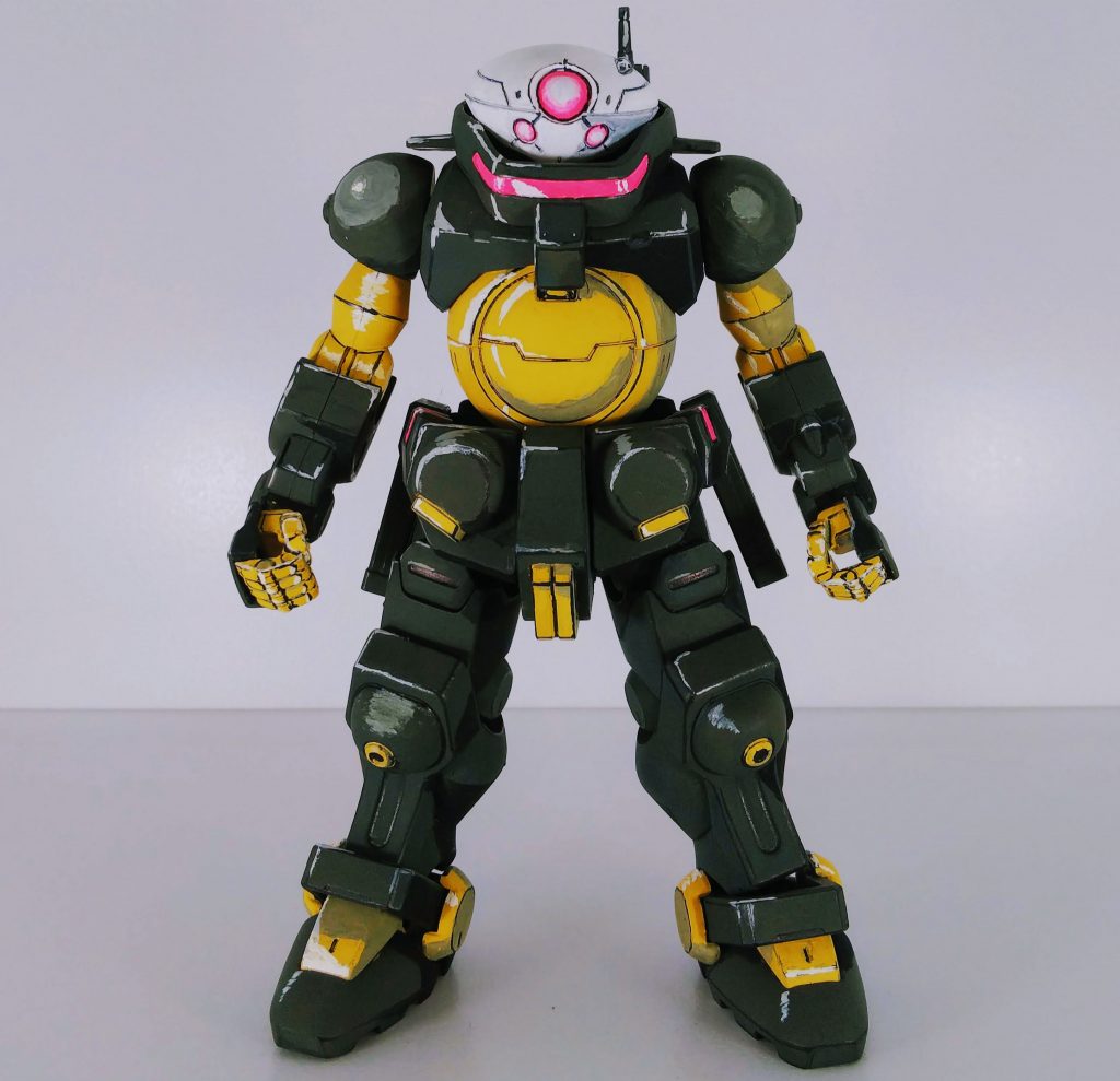 丸いパーツの陰影の付け方に難儀しました・・・。