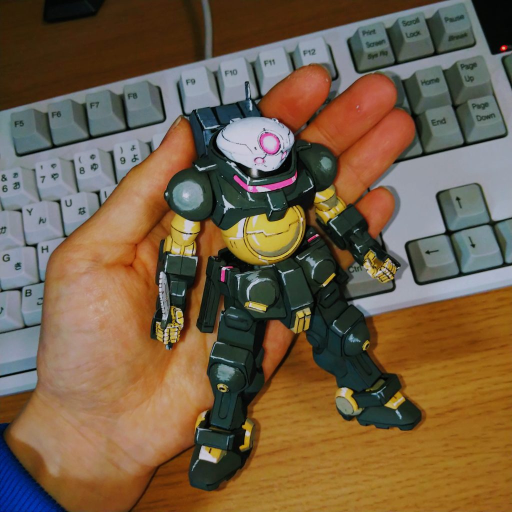 イラスト風塗装ガンプラは、これで９作品目です。