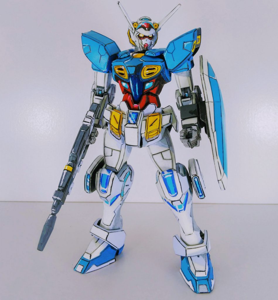 全身。クリア部分の表現が難しいですね。