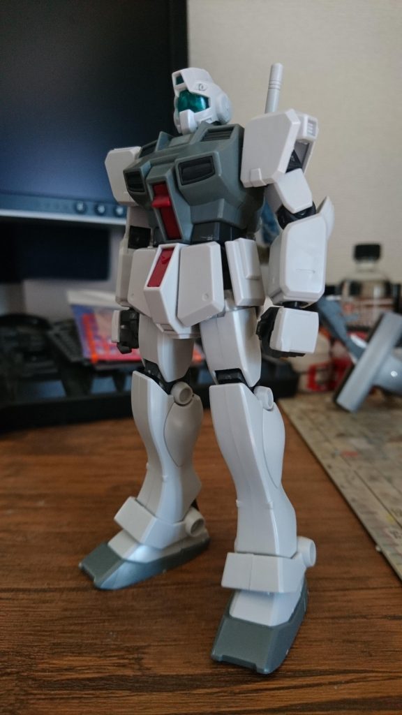 素組み状態。カラーリングでかなり印象が変わりますね。