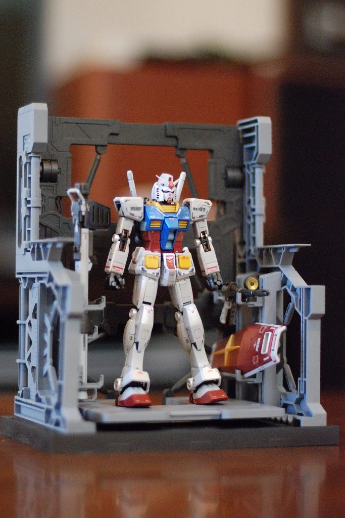 システムベースは2色で塗分けし、艶消しトップコート仕上げとしました。