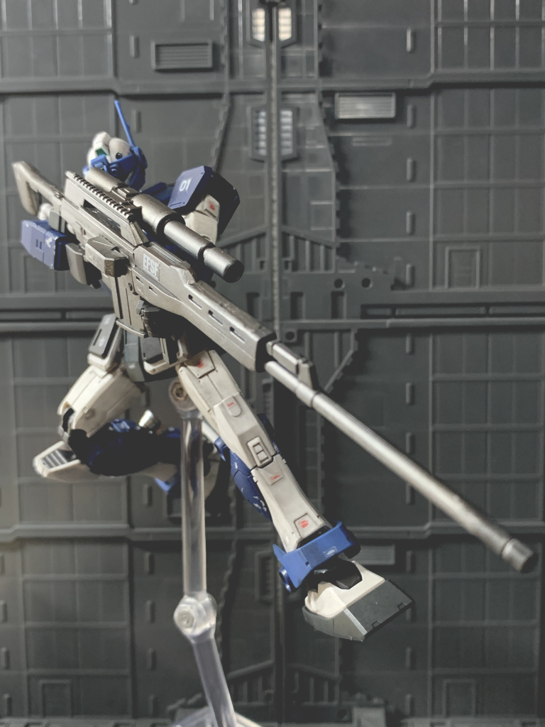 ロングレンジビームスナイパーライフル。以前製作したものをそのまま流用しています。