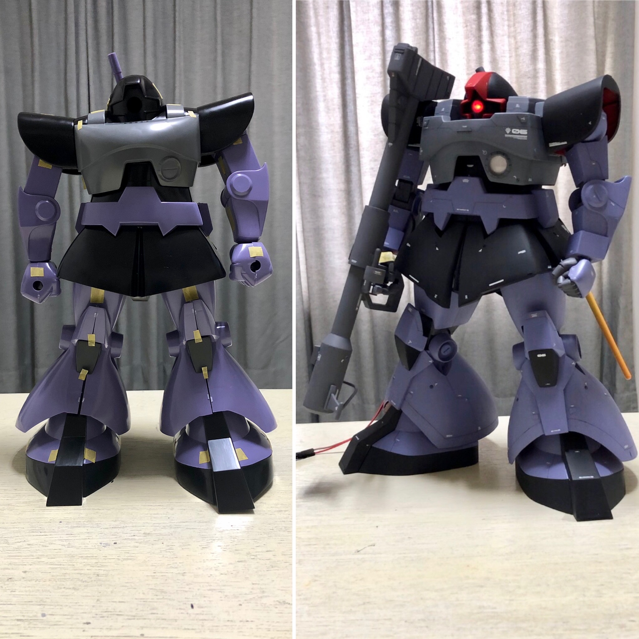 旧キット1/60ドム｜キクタツさんのガンプラ作品｜GUNSTA（ガンスタ）