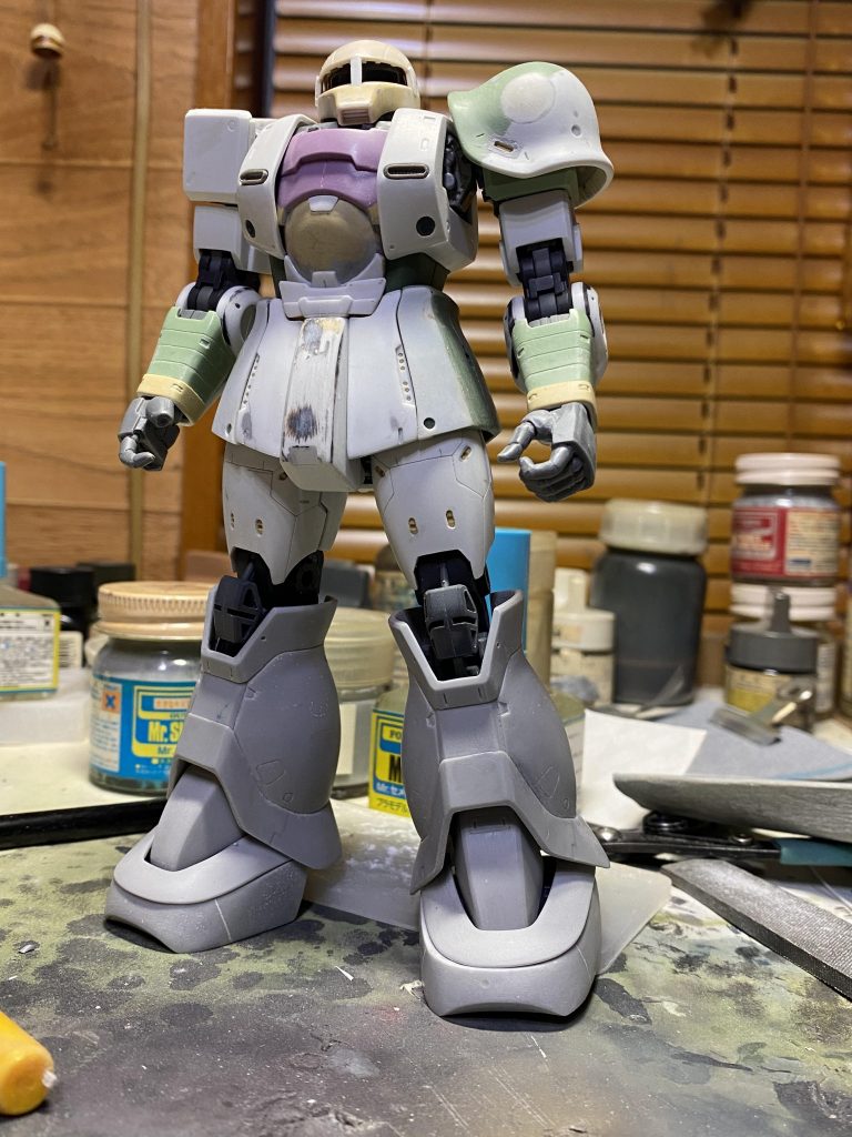 ほぼ工作を終えた状態。