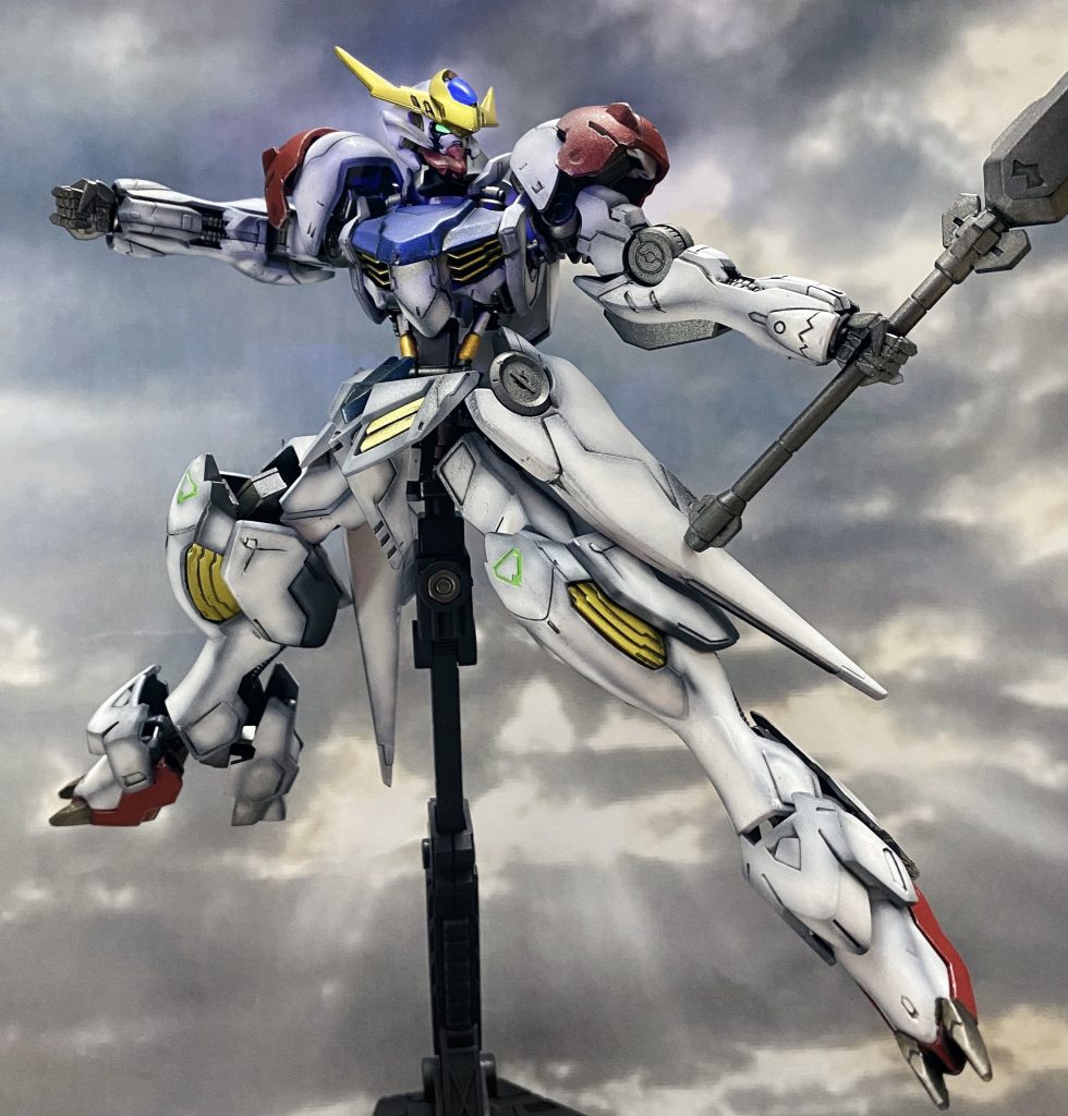 バルバトスルプスが「もっと上手く塗れるようになりなさい」って言ってるみたいで、スキル向上を決心させてくれました!笑