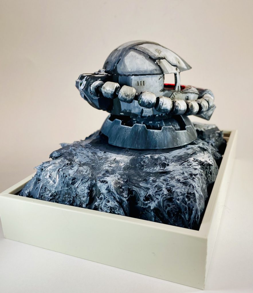 EXCEED MODEL ZAKU HEAD コミックタッチ調仕上げ–2枚目/制作者：H4co Y