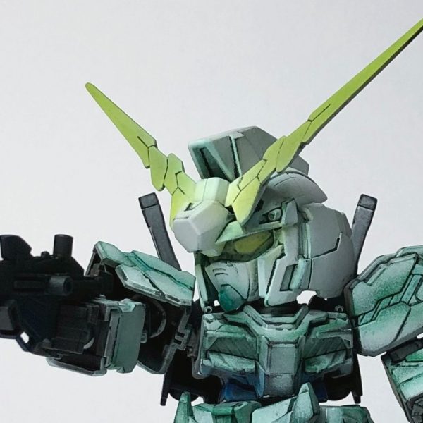 覚醒カラーにて完成！ SDEX 005 ユニコーンガンダム（デストロイモード）