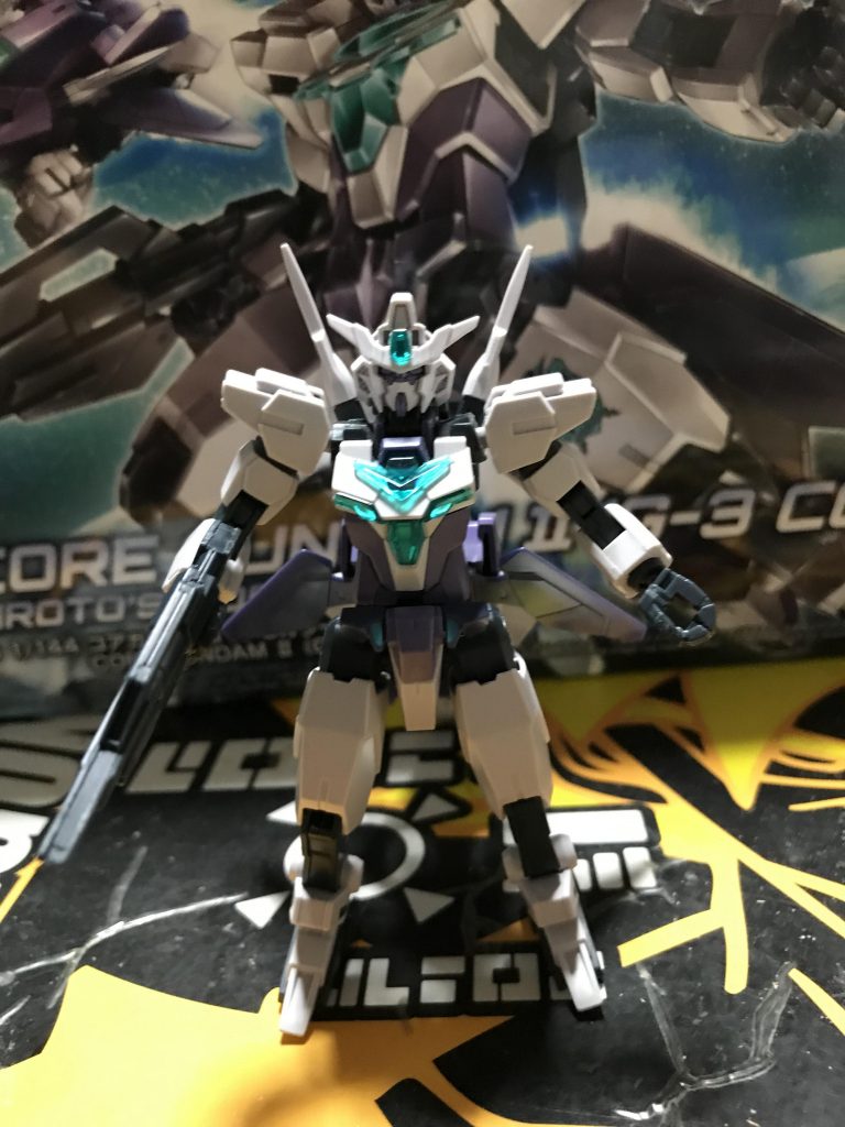 HG コアガンダムⅡ(G-3カラー) 素組み工程。