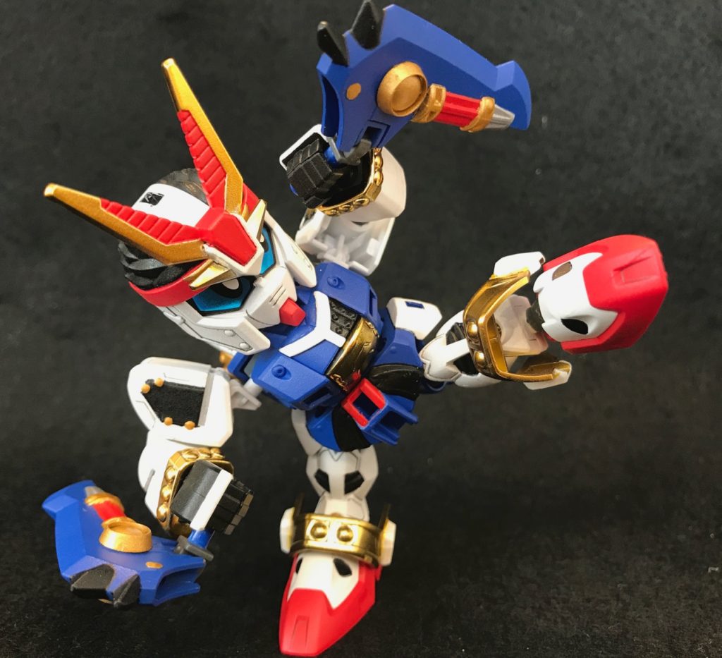 BB戦士ですが、可動範囲が広く楽しい！