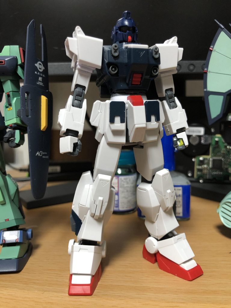 各部延長による改修後の仮組み。改修前と比べるとオムツの幅詰めの効果がハッキリと解ると思います。(好き嫌いは別として)