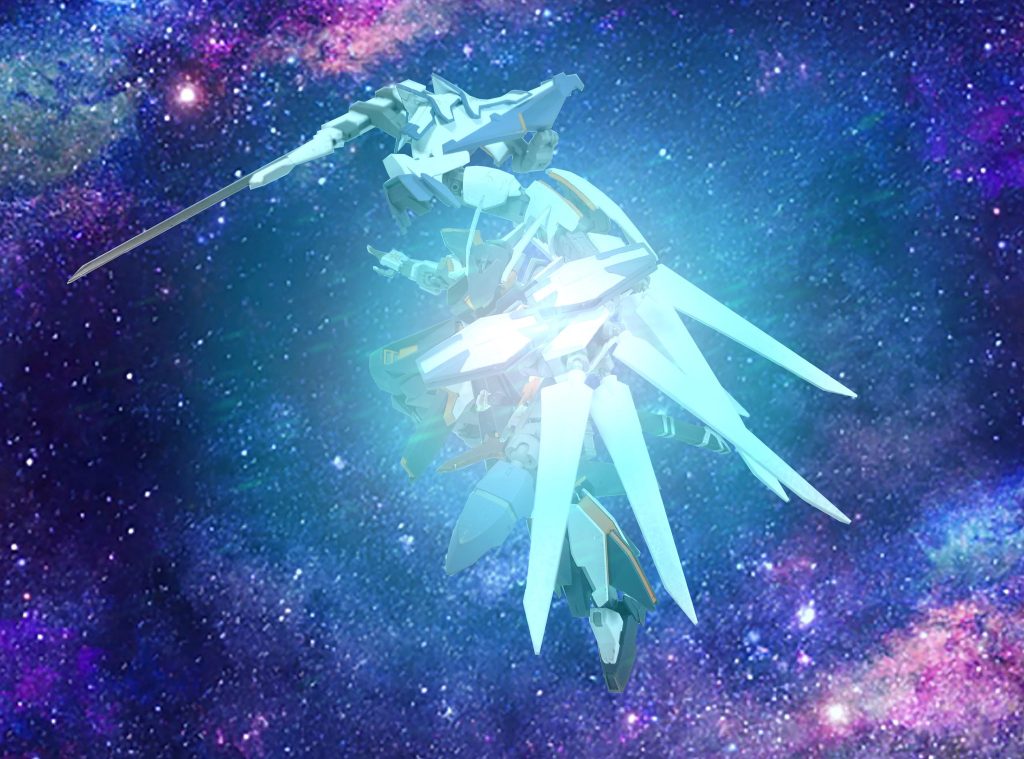 戦闘シーンイメージ5シールド発生状態をイメージして。