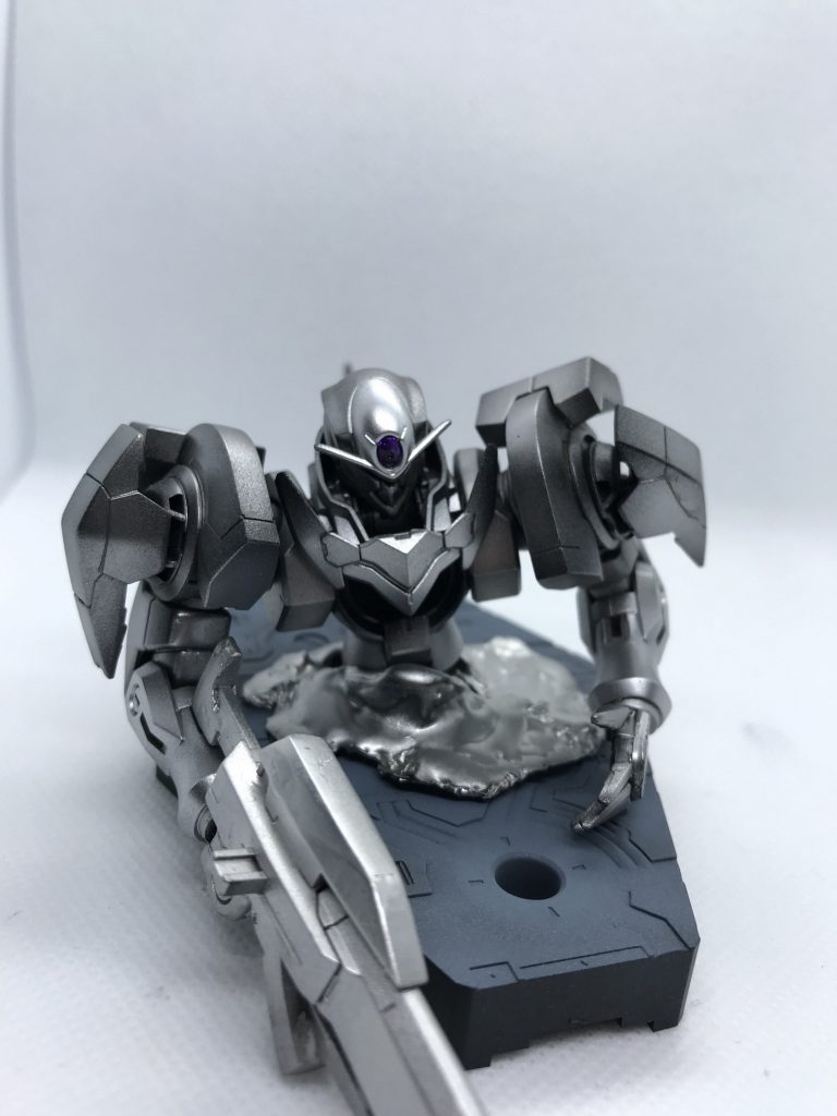 UVレジンとアルミホイルを塗装したもので軽く汚染も出来るようにしました。