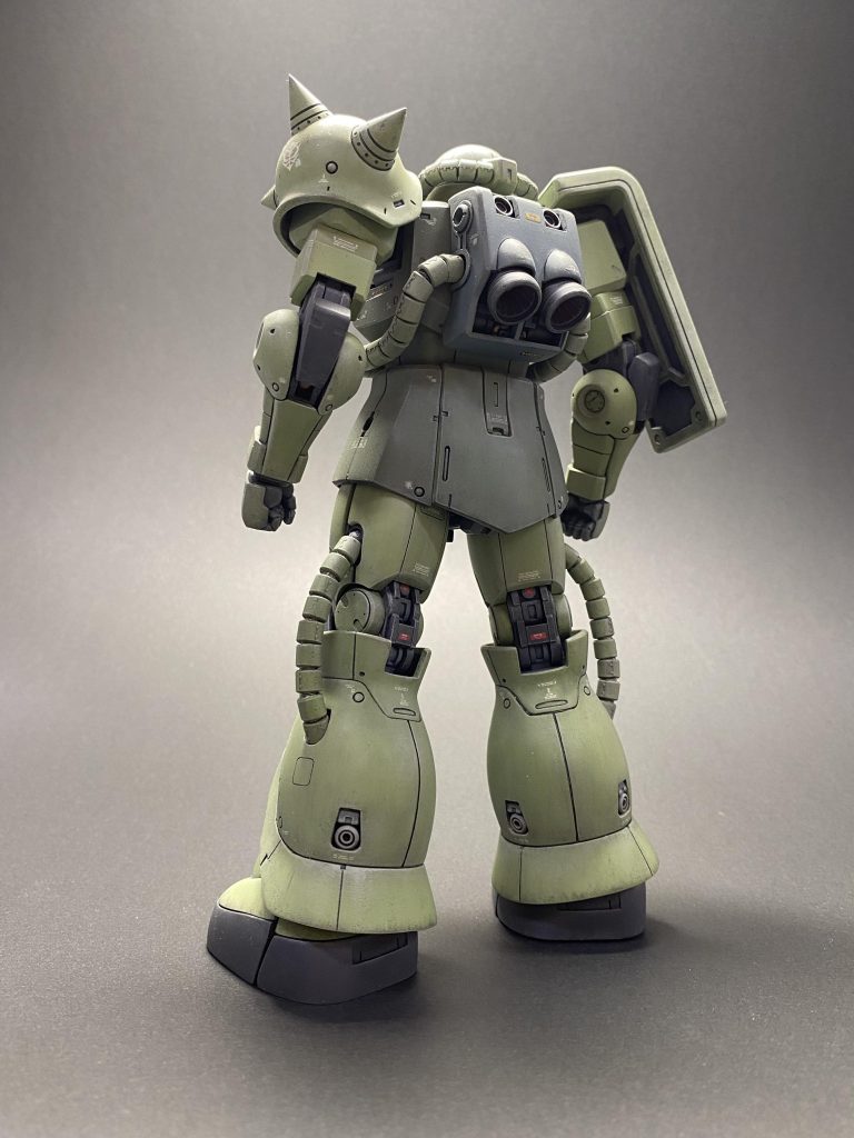 MG オリジン版ザクⅡ–2枚目/制作者:並兵衛