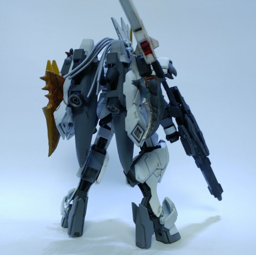 ガンダム端白星改造 実況者専用ガンプラ 「ガンダム粉塵王」–3枚目/制作者:ヒレ肉