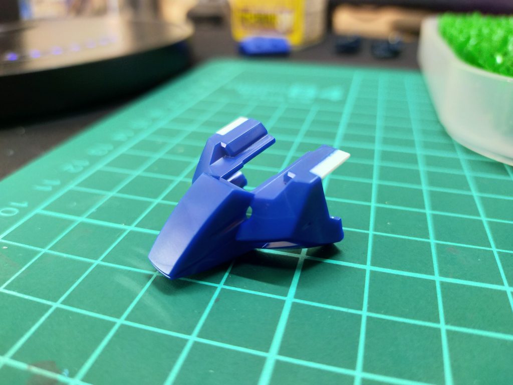 プラ板で蓋をしてみました。