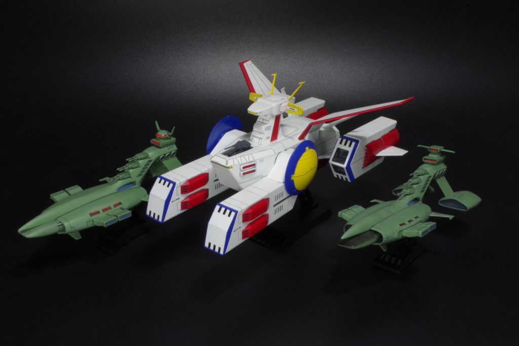 ホワイトベース　マゼラン　サラミス　ムサイ　1/1200旧キット–3枚目/制作者：muramura