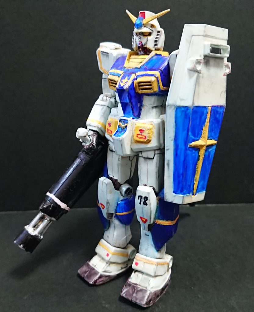 マーキングはMSV風に。カラーリングはガンダムアレックスを意識しています。