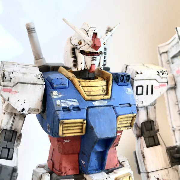 HGオリジンガンダム 成形色仕上げ