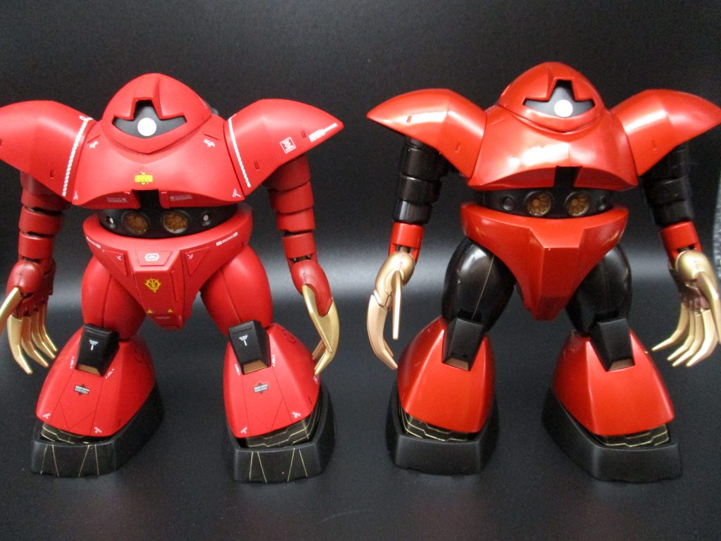 前回作ったものと並べると違いがはっきり。こうやってみると、以前のものもそんなに悪くはないかな？ 