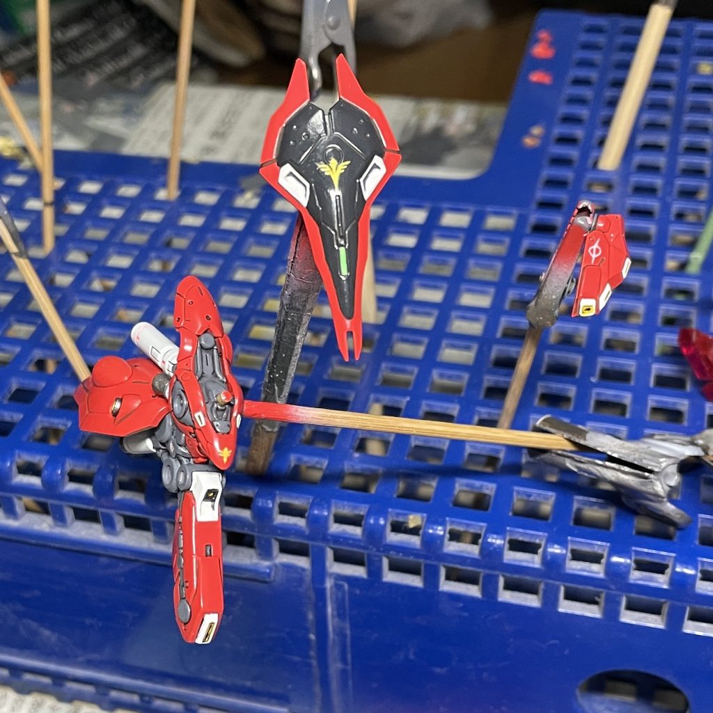 3カ所のマーキングは手描きです。