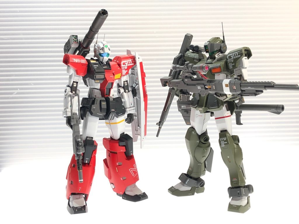 先だってアップした同コンセプトのジムスナイパーと2ショット。