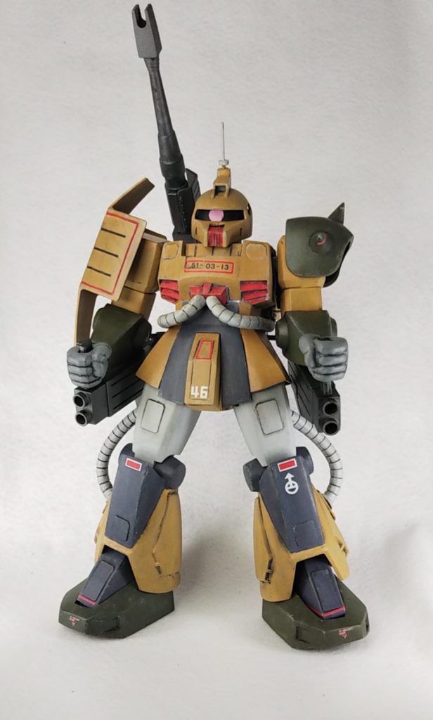 旧キット 1/100 ザクキャノン–2枚目/制作者：エス