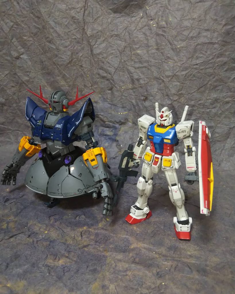 RGガンダムとツーショット