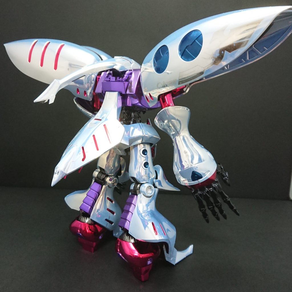 【メッキ仕様】MG キュベレイアンベリール–2枚目/制作者：GUNPLUSTER LAB ｶﾞﾝﾌﾟﾗ専門のﾒｯｷﾗﾎﾞ