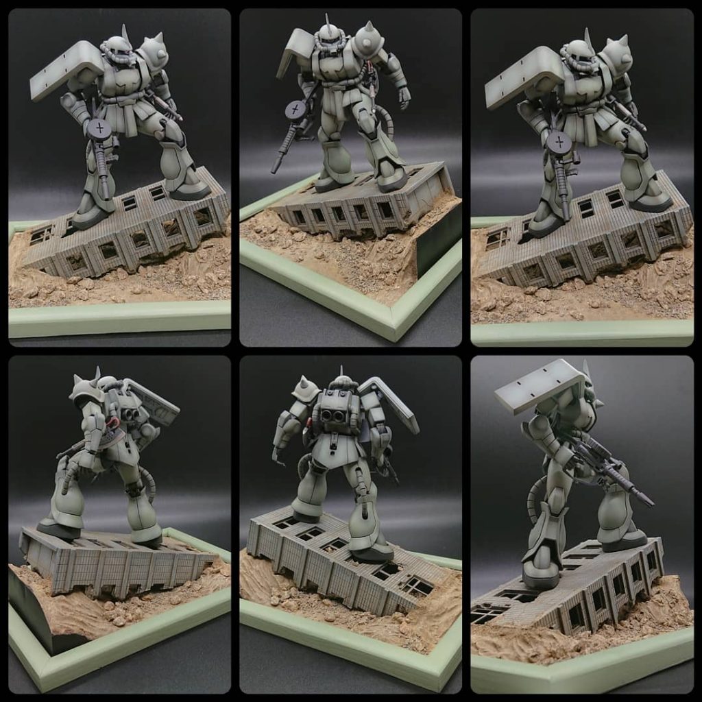 ジオン地球侵攻作戦–2枚目/制作者：G.pla.50s