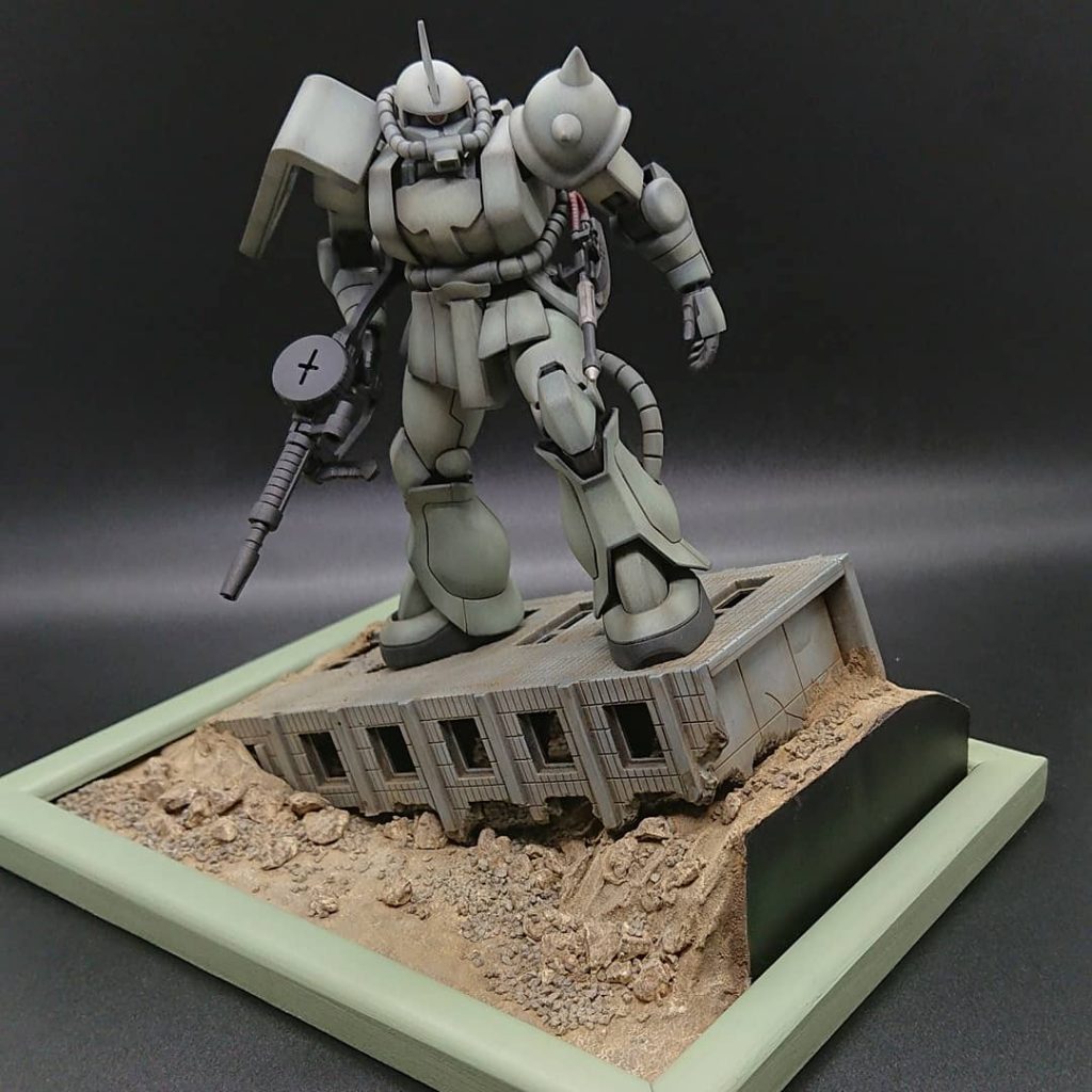 ジオン地球侵攻作戦–3枚目/制作者：G.pla.50s