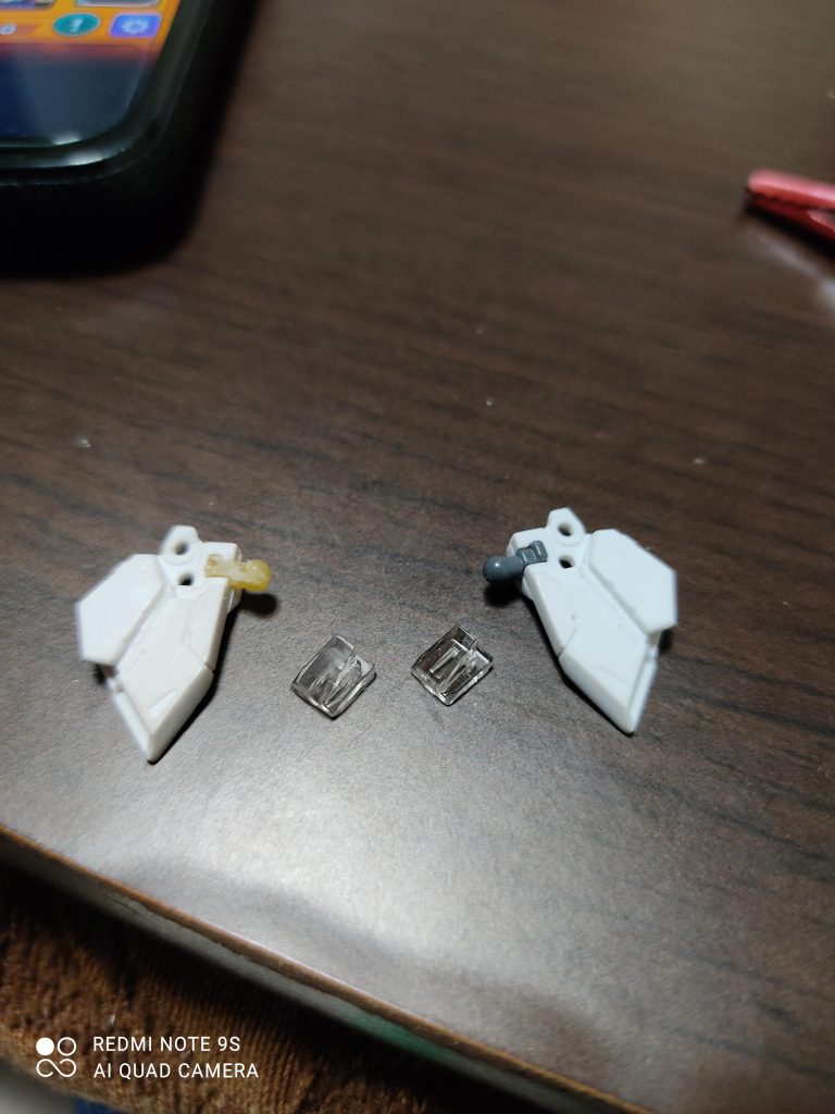 パーツ洗浄の際ミスで排水口に小さなパーツが2つ流れていきましたレジン複製も初挑戦です無ければ作る精神が養われていきます