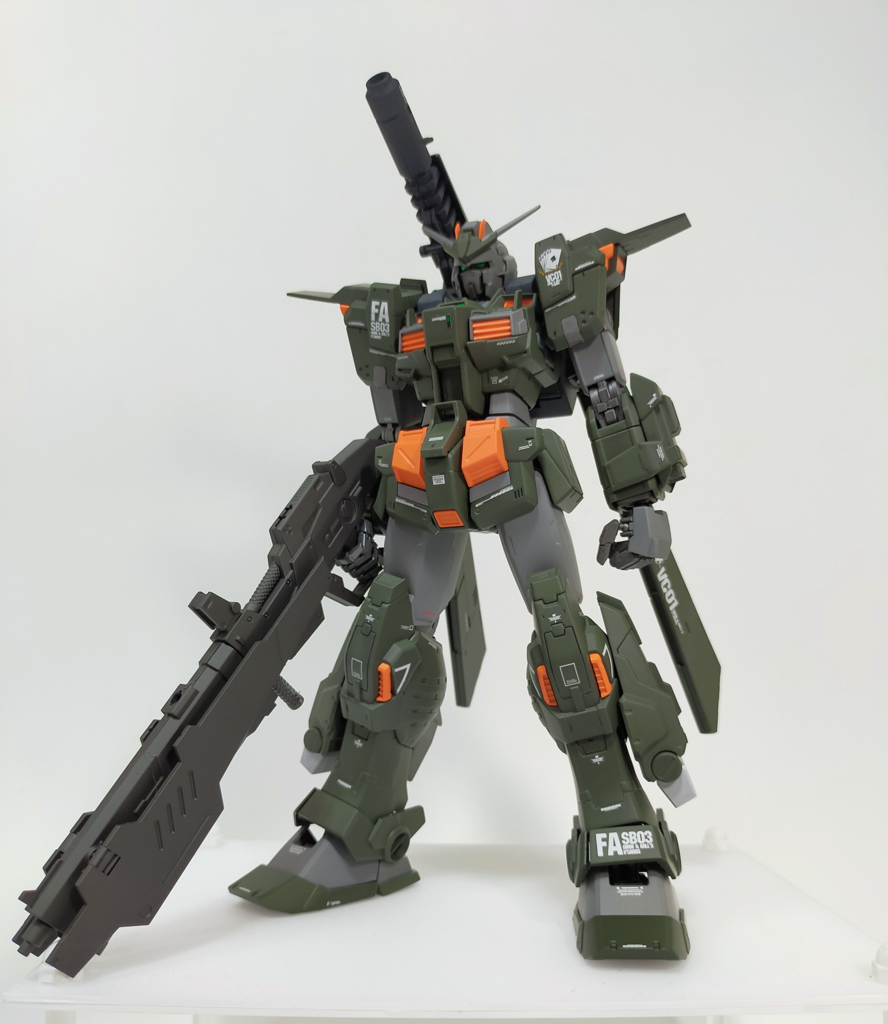 MG ガンダムストームブリンガー F.A （ジム・タービュレンス）塗装済 