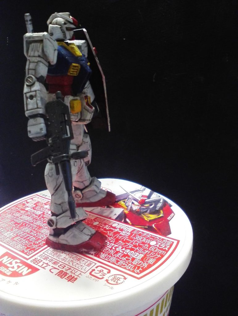 カップガンプラ　ＲＸー７８ー２ガンダム–4枚目/制作者：しまたろう