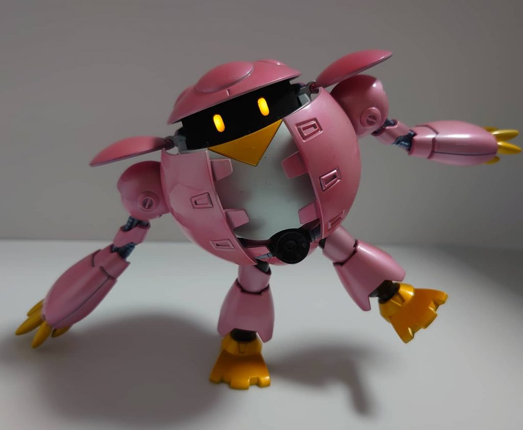 完成形です。周りが明るくても目がキラッと光って制作者としては満足です笑