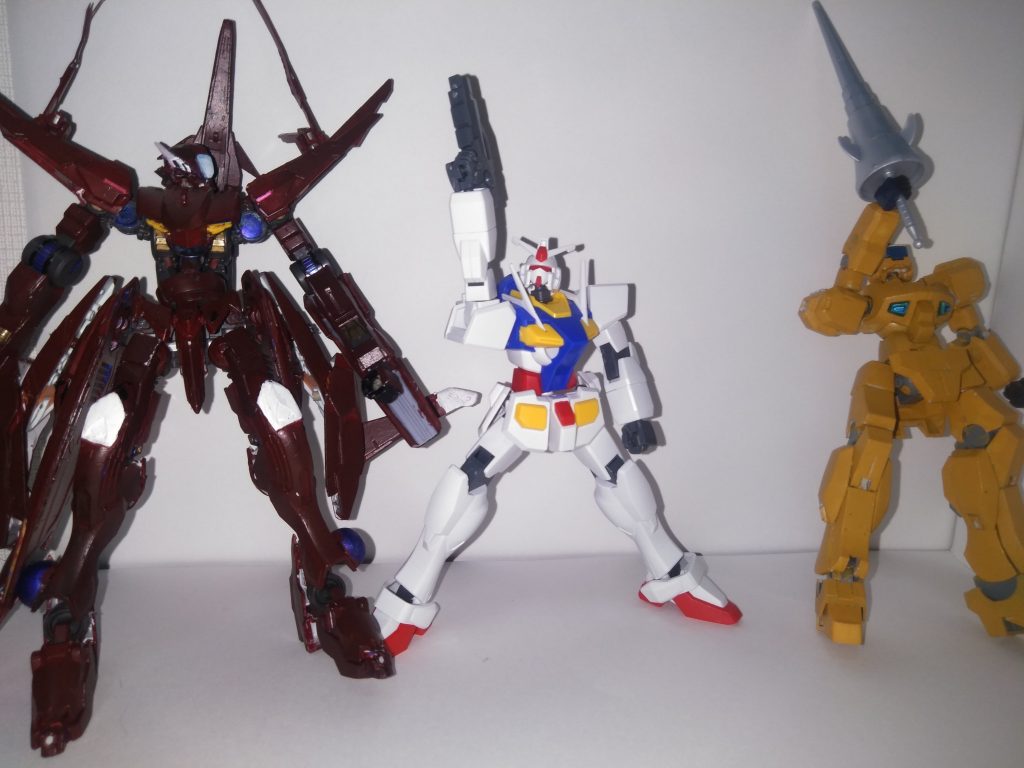 ダブルオー敵集団3分の2ふざけてる(笑)アルヴァアロン「オーノホティムサコタラーキィー!」Oガンダム「アルケーと同じ高さぁーー」アルケー「キデモクルッテンノカ!」アルケーは出番が増えた https://gumpla.jp/hg/664247アルケーもアルヴァアロンの下の方にあります!