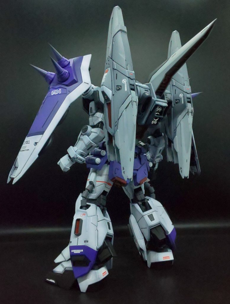 デカールは付属の水転写を一部と、手持ちのもので控えめに。ブレイズウィザードは、少しだけメタルパーツを使用してディティールアップしてます。