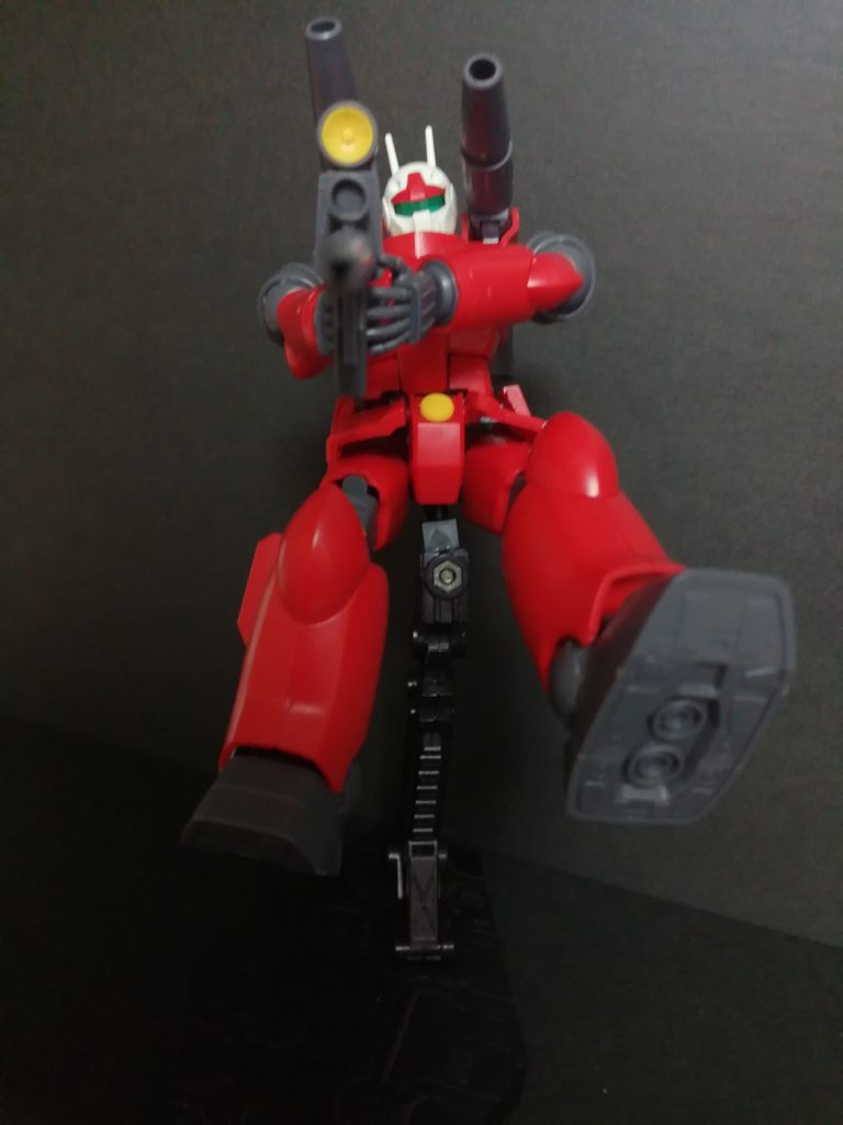 オマケのガンキャノン正面フォアグリップの無い機体は正面から見ないことを推奨