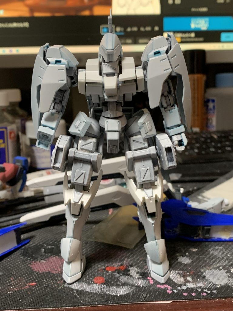 サフを吹いた時点でなんとかまとまってくれました