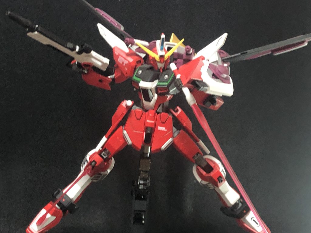 HGインフィニットジャスティス–2枚目/制作者：アンジェロのプラモデル工房