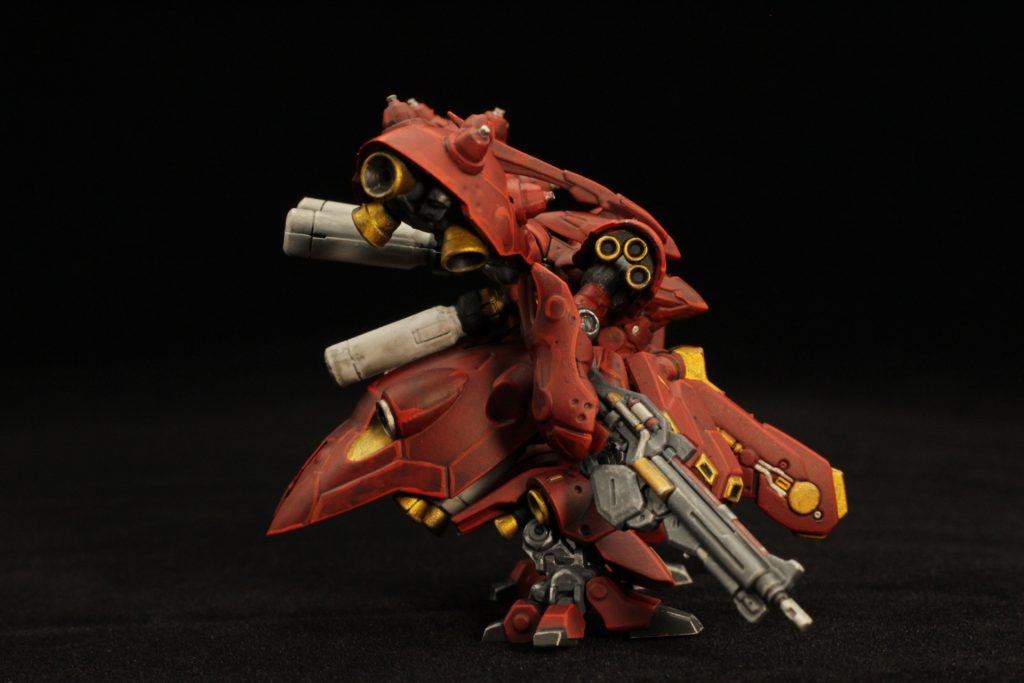 細かく色分けを面相筆で塗り分けるのが非常に楽しかったです