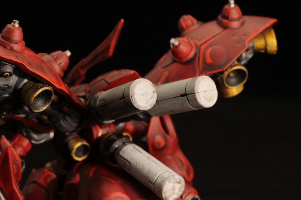 ガンダムアーティファクト ナイチンゲール　筆塗フル塗装–5枚目/制作者：くらくらプラモ