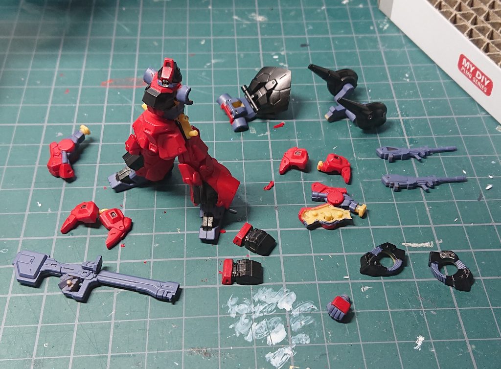 組み立て途中経過