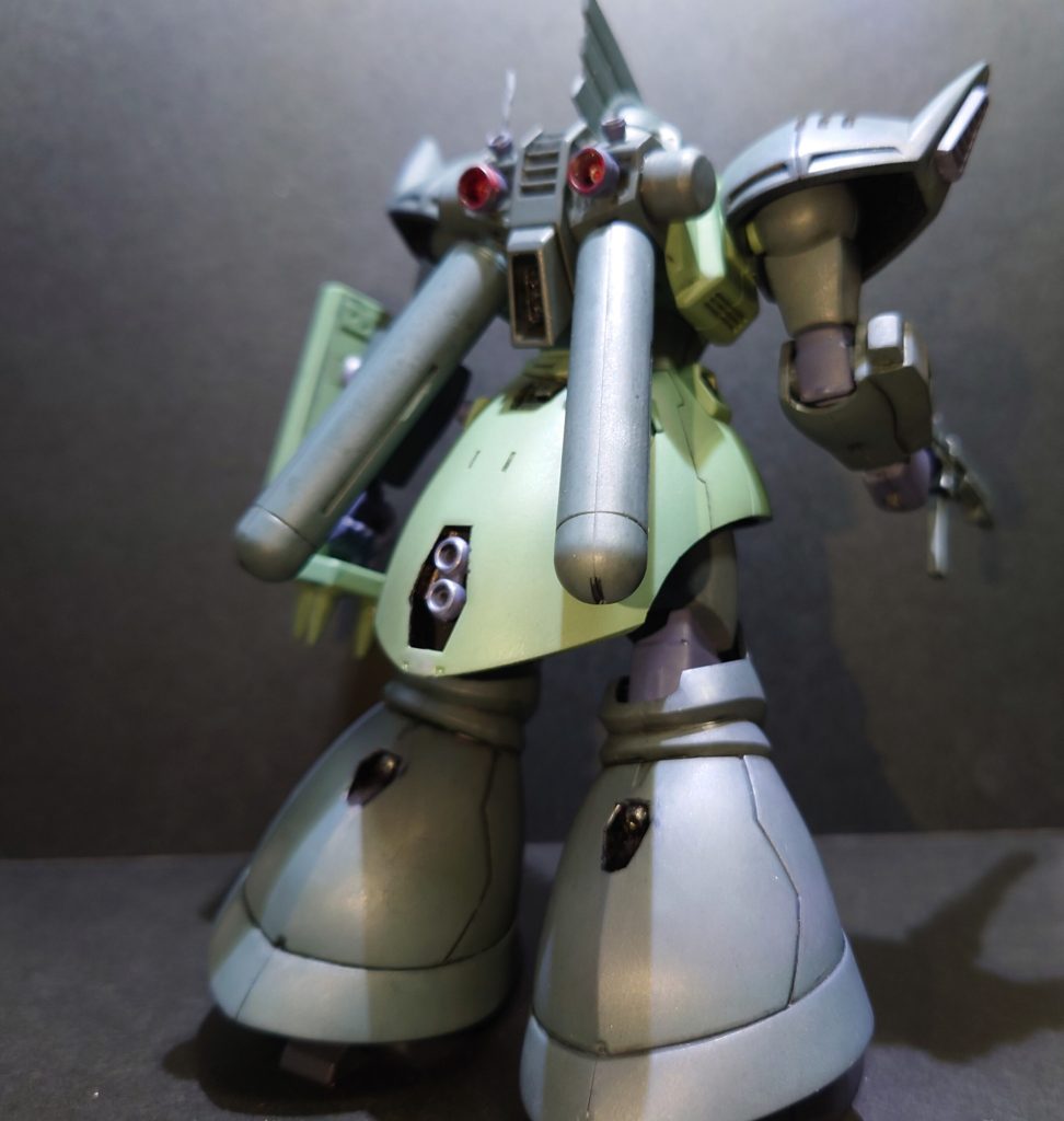 リアビュー。GMASは、匂いも少なく塗り忘れとかしても簡単に追加塗装出来るので凄くありがたかったです。