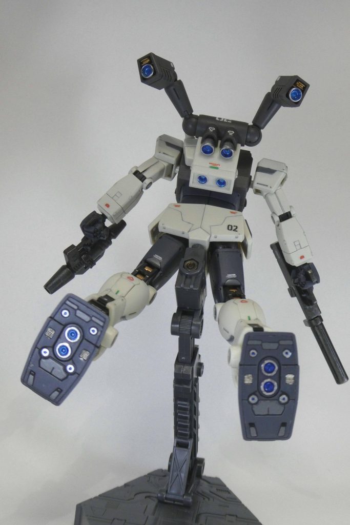 ガンペリーから降下してるイメージのバックショットスラスターが沢山で興奮します