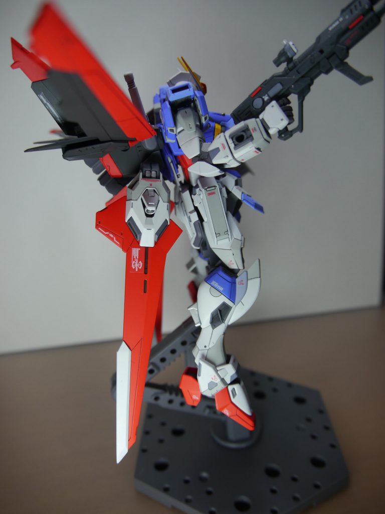 ライフル側余ったレッドチップをライフルに接着しました