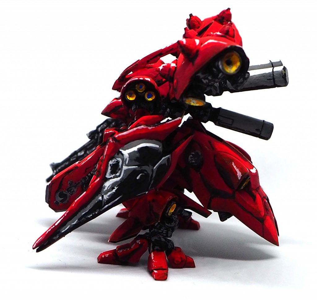 ナイチンゲール ガンダムアーティファクト アニメ塗り(イラスト風模型)–9枚目/制作者:リューノ