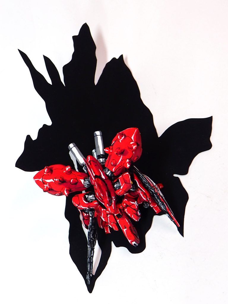 ナイチンゲール ガンダムアーティファクト アニメ塗り(イラスト風模型)–4枚目/制作者:リューノ
