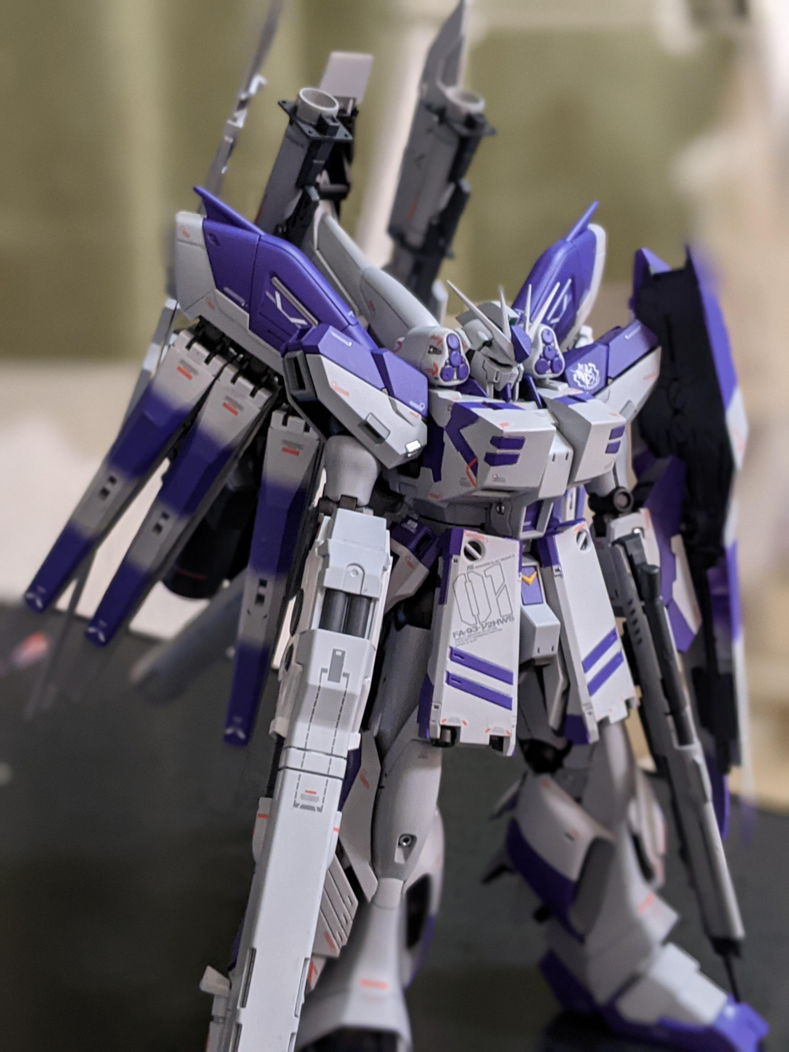 Hi-νガンダムMG ver.ka H.W.S ガンプラ-