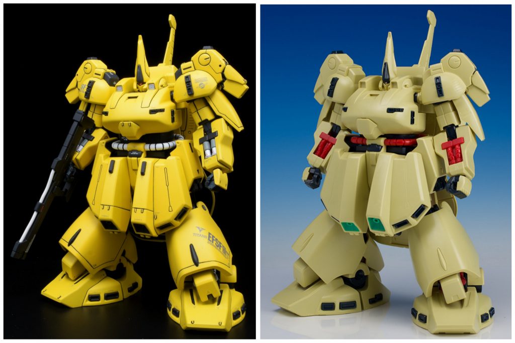 素組との比較。 元キットから普通に格好良いので多少ディテールを追加しただけです。